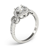 Engagement Rings Halo Round - TN84639